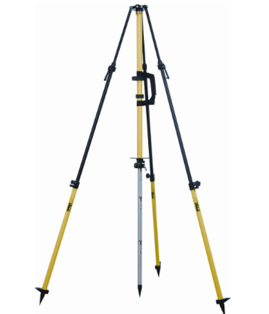 SECO Graduated Collapsible GPS Antenna Tripod with Collapsible Center Staff – Survey GNSS Tripod (3 Colors Available)