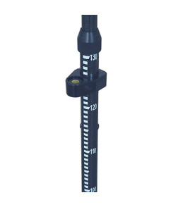 SECO 5128-20-GM 2m Carbon Fiber Snap-Lock Rover Rod with Outer GM Graduations