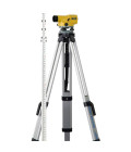 Spectra Precision AL28M 28X Magnetic Damped Automatic Level Package with Tripod & 8ths Rod – AL28M-2