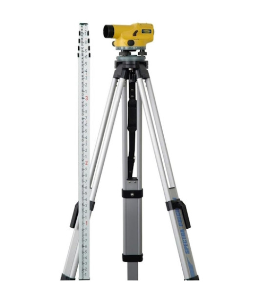 Spectra Precision AL24A 24X Air Damped Automatic Level Package with Tenths Rod & Tripod – AL24A-1 Spectra Precision AL24A 24X Air Damped Automatic Level Package with Tenths Rod & Tripod – AL24A-1