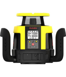 Leica Rugby CLAx250 Rotating Laser Level – Professional Self-Leveling Construction Laser (6018539)