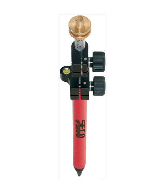 Seco 5500-23 Mini 5.1 ft (1.55 m) TLV Pole | Red Surveying Prism Pole for GNSS & Total Station