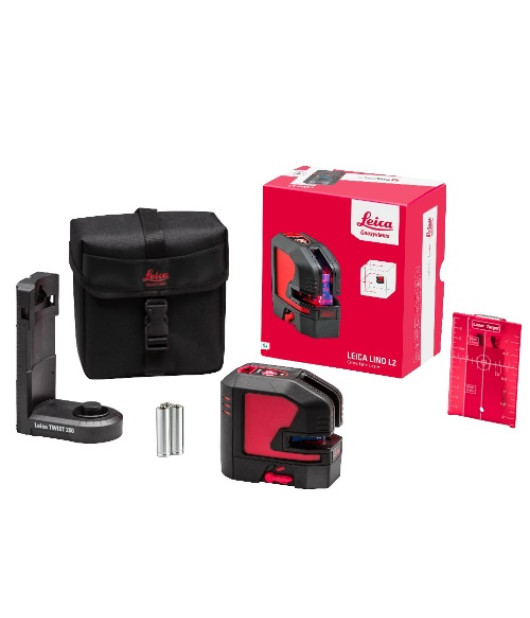 Leica Lino L2s-1 Line Laser Level – Professional Self-Leveling Cross Line Laser (848435) Leica Lino L2s-1 Line Laser Level – Professional Self-Leveling Cross Line Laser (848435)