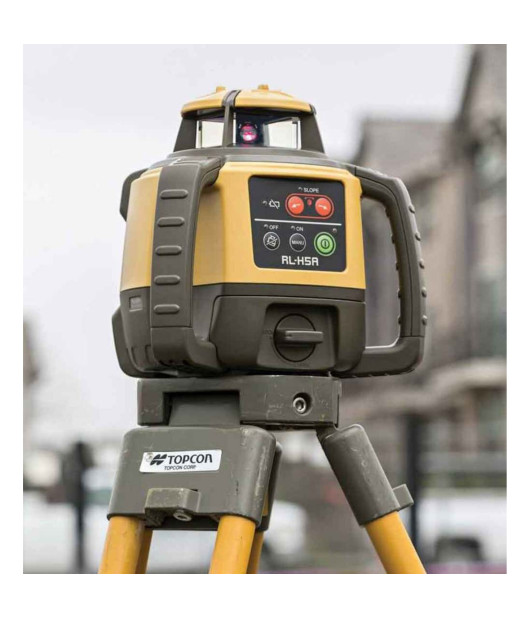 Topcon RL-H5A DB Alkaline Horizontal Laser Level with LS-80X Receiver | 1021200-50 Construction Rotary Laser Kit