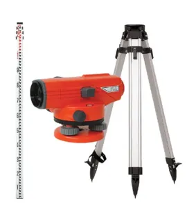 Seco 4811-32P6 32x Auto Level Package with 4m Metric Rod | Professional Surveying Level Kit