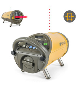 Topcon TP-L6 Series Red Beam Pipe Laser with LED Plumb | 1034437-05 Precision Pipe Laying Laser