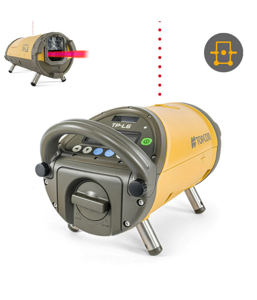 Topcon TP-L6 Series Red Beam Pipe Laser with LED Plumb | 1034437-05 Precision Pipe Laying Laser Topcon TP-L6 Series Red Beam Pipe Laser with LED Plumb | 1034437-05 Precision Pipe Laying Laser