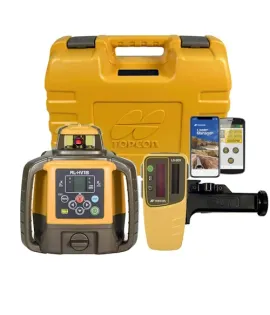 Topcon RL-HV1S Single Grade Rotating Laser Level with LS-80X Receiver | 1051612-08 Construction Laser Kit