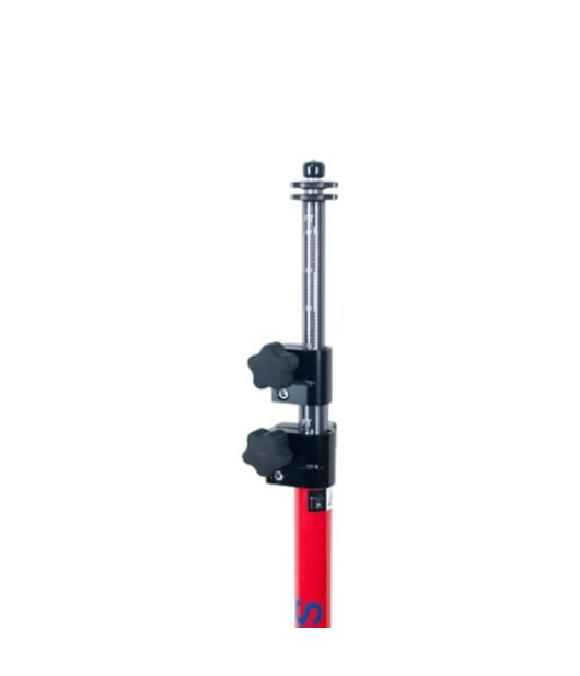 Topcon Aluminum Prism Pole with Knob Lock – Adjustable 2.7–5.1 ft Surveying Pole (808043)